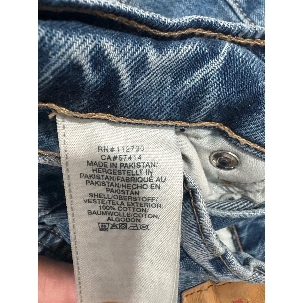 True Religion Rocco Relaxed Skinny Jeans Mens 31 Medium Wash Blue Denim 100 Cott